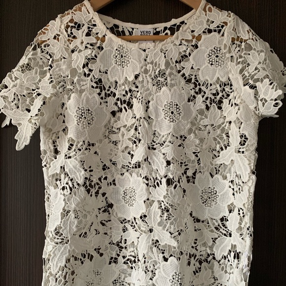 Vero Moda Lace Top - Picture 1 of 3